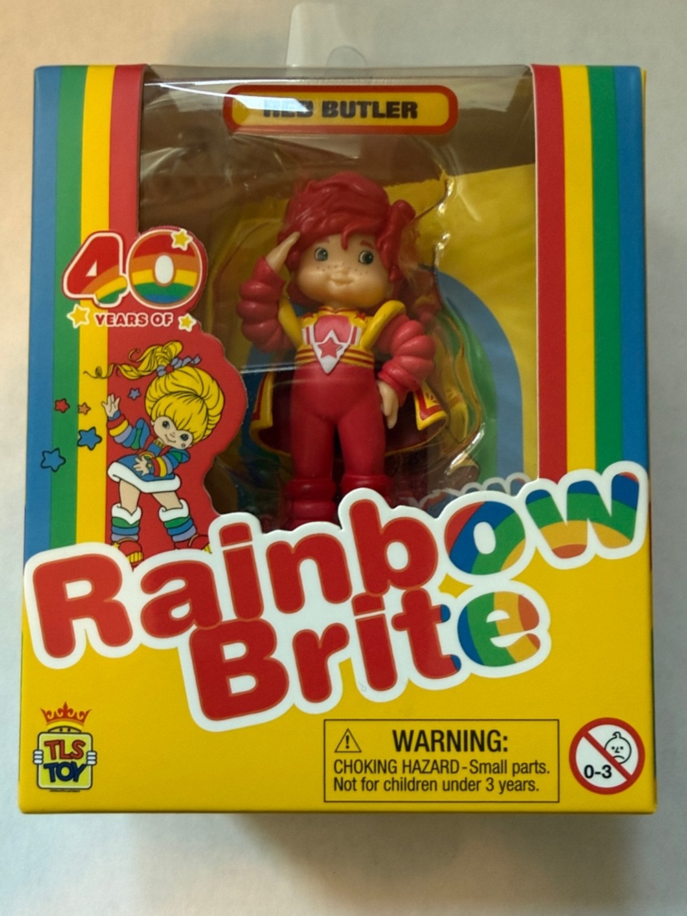 Rainbow Brite RED BUTLER Mini Figure SERIES 1 Rare Cheebee Loyal Subjects NIB